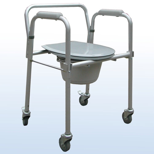Cadeira de Rodas para Banho Alumínio Dobrável Onix 1407