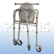 Cadeira de Rodas para Banho Alumínio Dobrável Onix 1407